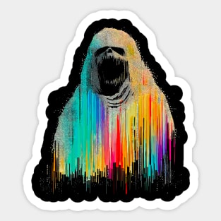 Nightmare in colors Sticker